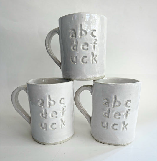 PRE- ORDER ABC mug - classic white