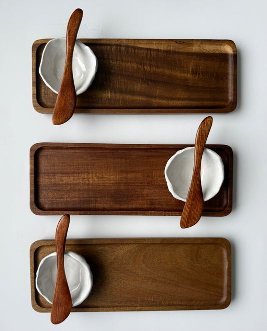 1 pinch pot/ wood set