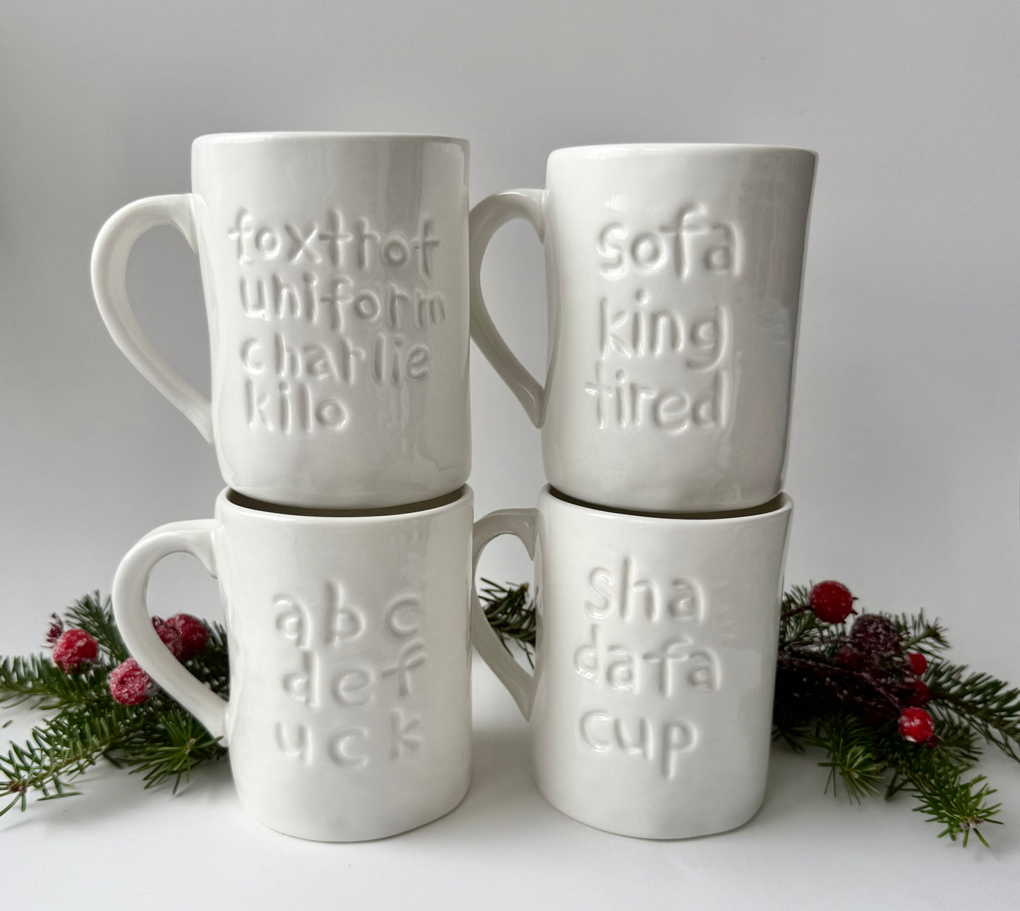 4 pc mug set- original